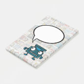 Comic Book Spreekwolk Mijn Bericht Post-it Notes (Schuin)