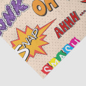 Comic Book Style Expressie Tissuepapier (Detail)