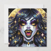 Comic Book Style Vampire Halloween Party (Voorkant)