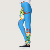 Comic Book Superheld Text POW Colorful Leggings (Links)