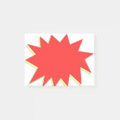 Comic Book Superheld Zap Post-it® Notes (Voorkant)