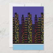 Comic Book Superhero Invitations d'anniversaire (Dos)