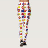 Comic Book Text Bubbles Leggings (Achterkant)