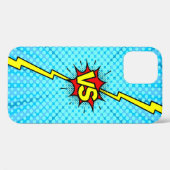 Comic book versus background, klassiek pop-art sty Case-Mate iPhone case (Achterkant (horizontaal))