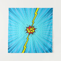 Comic book versus background, klassiek pop-art sty