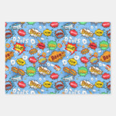 Comic Book Wrapping Paper Set (Voorkant 2)
