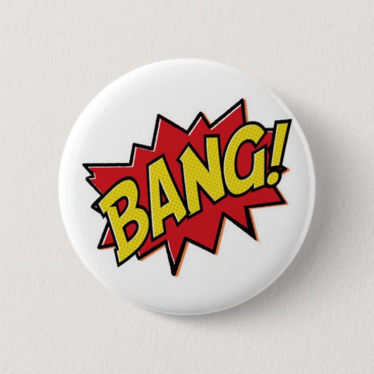 Comic Books Superheld Bang Button (Voorkant)