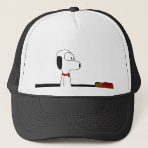 Comic Cartoon Dog Trucker Pet