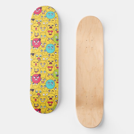 Comic Emoji Skateboard (Voorkant)