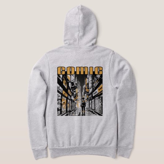 Comic Full Zip Hoodie (Laag Achter)