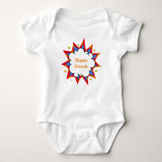comic funny cartoon romper (Voorkant)
