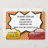 Comic "Girls Night Out" Superhero Invitation de pa (Dos)