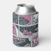 Comic Halloween: leuke illustratie Blikjeskoeler (Blikje Voorkant)