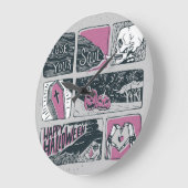 Comic Halloween: leuke illustratie Grote Klok (Hoek)