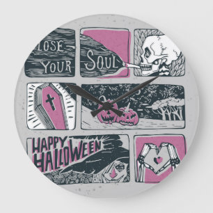 Comic Halloween: leuke illustratie Grote Klok