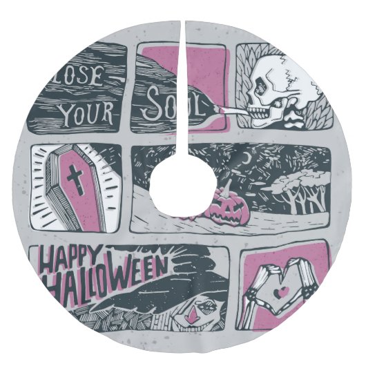 Comic Halloween: leuke illustratie Kerstboom Rok (Voorkant)