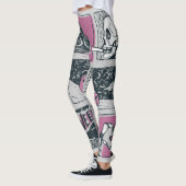 Comic Halloween: leuke illustratie Leggings (Links)