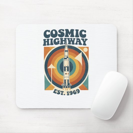 Comic Highway – Fun Pop Art for Comic Fans Muismat (Met muis)