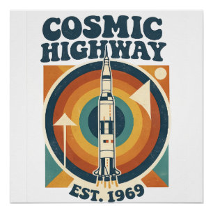 Comic Highway – Leuke Pop Art voor stripfans Perfect Poster