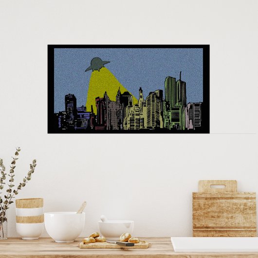 Comic Invasion Poster (Keuken)