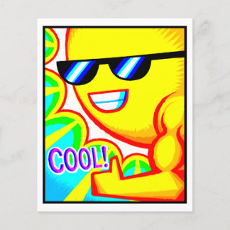 Comic Kaart #1404 Art Print