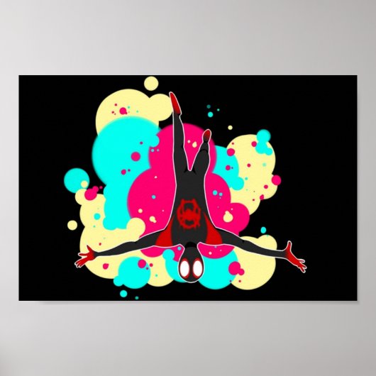 Comic kleuren Miles Morales Poster (Voorkant)