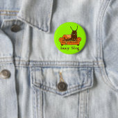 Comic "Lazy Slug" Ronde Button 5,7 Cm (In situ)