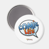 Comic Life Magnet Magneet (Voorkant / Achterkant)