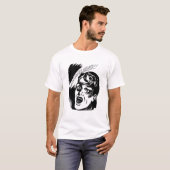 Comic Man Scream Halloween T-shirt (Voorkant volledig)
