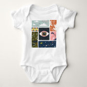 Comic Natuur Space: herfstillustratie Romper (Voorkant)