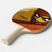  Comic Ninja Tafeltennisbatje (Voorkant Gekanteld)