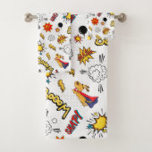 Comic Pattern Bad Handdoek (Insitu)