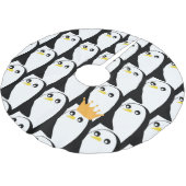 Comic Penguin: zwart wit  Kerstboom Rok (Gekanteld)