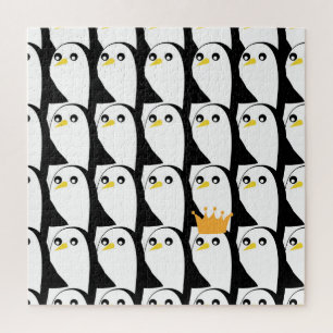 Comic Penguin: zwart wit Legpuzzel