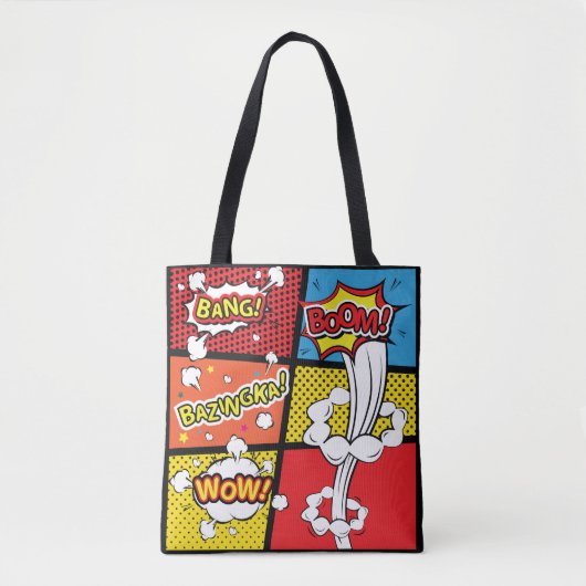 Comic pop art draagtas (Voorkant)