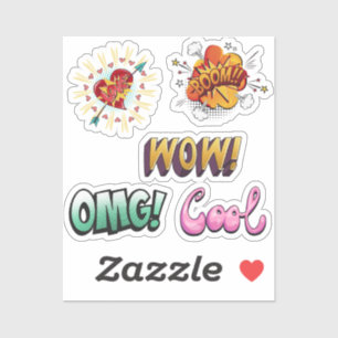 Comic Pop Art Sticker