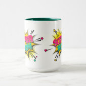 Comic Pop Art Super Maman Mug (Centre)