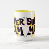 Comic pop art super maman Mug (Centre)