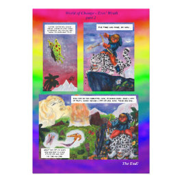 Comic Short Story Fantasy World Change Art Love Foto Afdruk