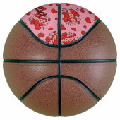 Comic Sound Effect Pattern Kissen Basketbal (Rechts)