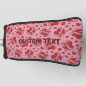 Comic Sound Effect Pattern Kissen Golfheadcover (Voorkant)