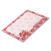 Comic Sound Effect Pattern Kissen Notitieblok (Schuin)