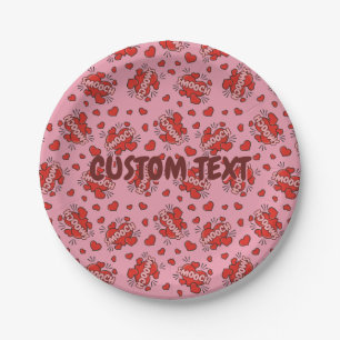 Comic Sound Effect Pattern Kissen Papieren Bordje