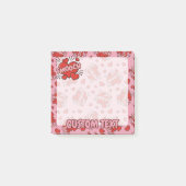Comic Sound Effect Pattern Kissen Post-it® Notes (Voorkant)