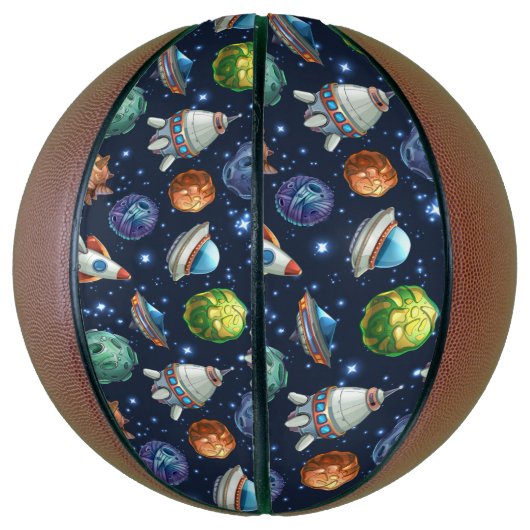 Comic Space Basketball Basketbal (Verticaal)