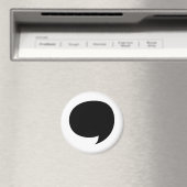 Comic Speech Bubble Magneet (Insitu (Vaatwasser))