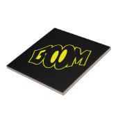 Comic Speech Bubbles keramische Tegel voor uw kleu Tegeltje (Zijkant)