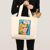 Comic Strip Vrouw Inditentoonstelling tas (Voorkant (product))