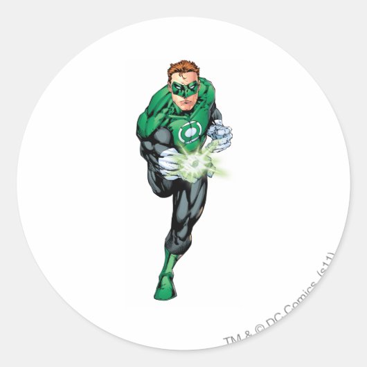 Comic Style — actief Ronde Sticker (Voorkant)