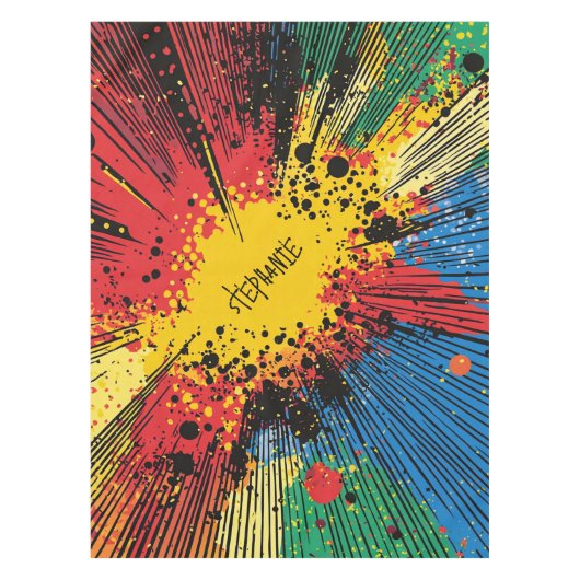 Comic Style Pop Art Explosion (10) Tafelkleed (Voorkant)